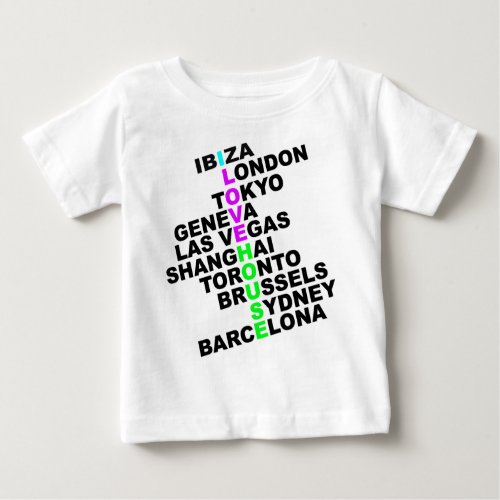 I Love House Music Baby T_Shirt