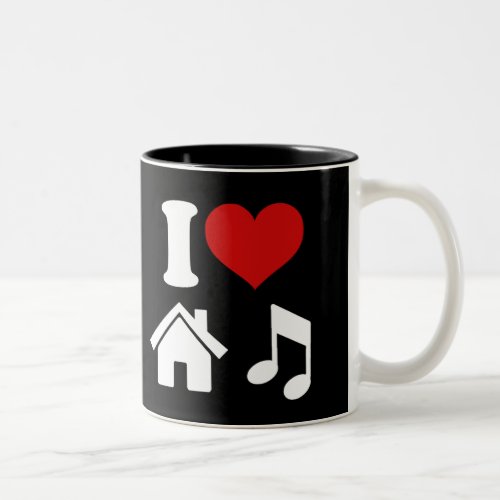 I Love House Music Coffee Mug  Ibiza Party Dance