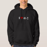 I Love House Music Hoodie at Zazzle