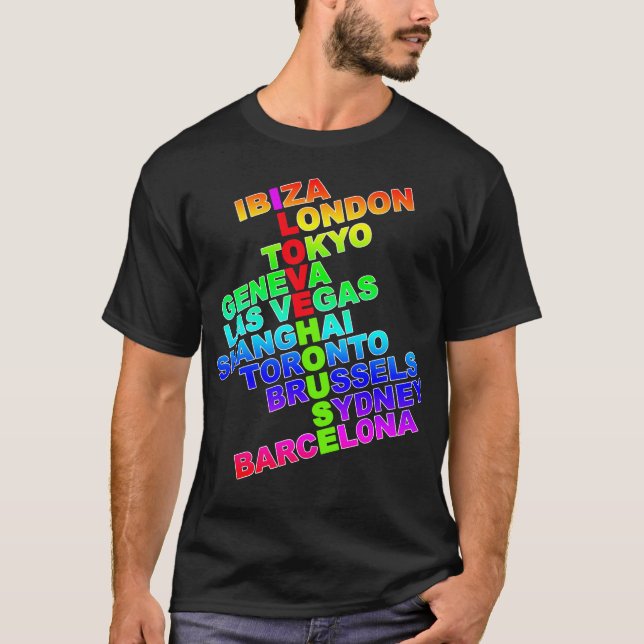 I Love House Worldwide T-Shirt (Front)