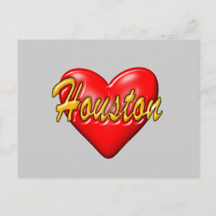 I Love Houston Postcard