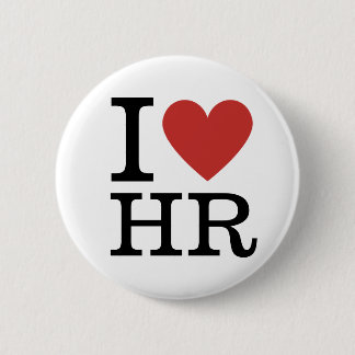 I ❤️ Love HR (HR Dep.) CUSTOMIZABLE Button