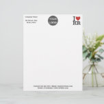 I❤️Love HR - HR Department -  Letterhead<br><div class="desc">Make a powerful impression with every correspondence using the 'I ❤️ Love HR Letterhead.' This exclusive letterhead design is tailor-made for the HR Department, capturing your dedication to fostering a positive work environment. From employee communications to official HR documentation, this letterhead adds a touch of professionalism and credibility to your...</div>