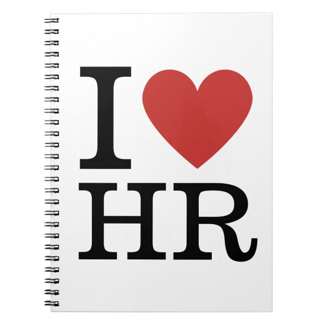 I ❤️ Love HR  - HR Department/Staff - Notebook (Front)
