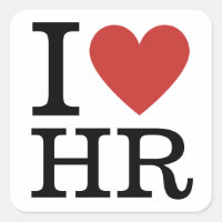 I ❤️ Love HR - HR Department STICKERS