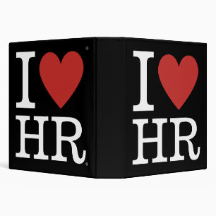 I ❤️ Love HR (HR Dept.) 3 Ring Binder