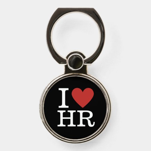 I ️ Love HR _ HR Dept _  Phone Ring Stand