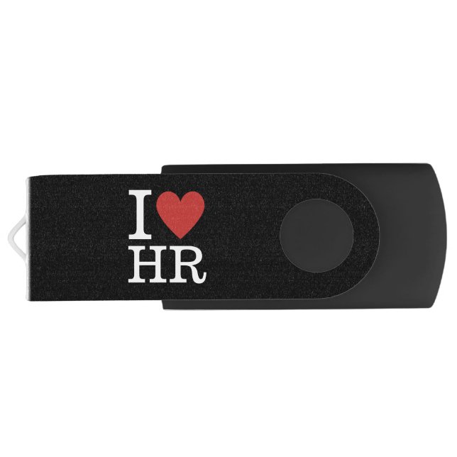 I ❤️ Love HR - HR Dept. - USB  Flash Drive (Back)