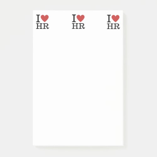 I âï Love HR Post_it Notes _ Human Resources Dept