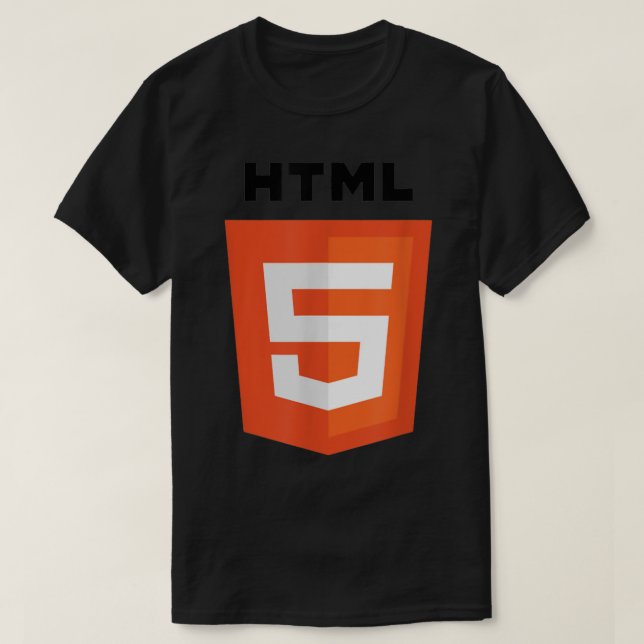 I Love HTML5  T-Shirt (Design Front)