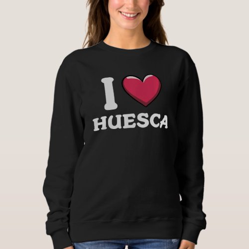 I Love Huesca Spain Premium Sweatshirt