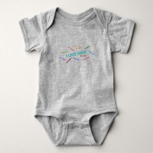 "I Love Hugs" Baby Bodysuit