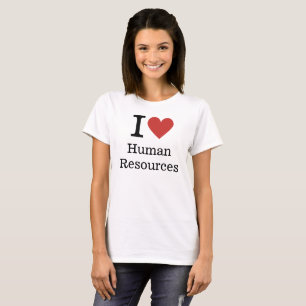 I ❤️ Love Human Resources CUSTOM Women's T-Shirt