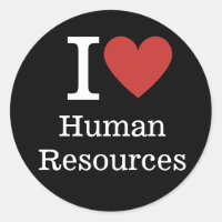 I ❤️ Love Human Resources STICKERS