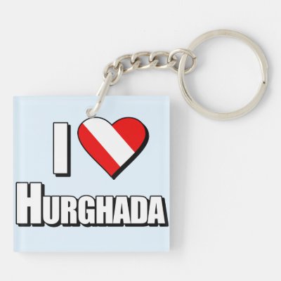 I Love Hurghada Diving Keychain