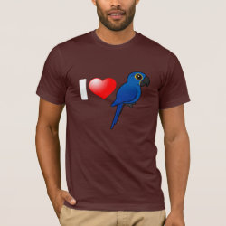 Customizable I Love Hyacinth Macaws Men's Basic American Apparel T-Shirt