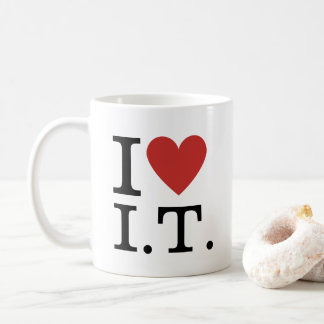 I ❤️ Love I.T. CUSTOMIZABLE Coffee Mug