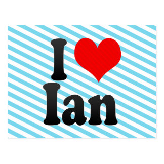 I Love Ian Gifts on Zazzle