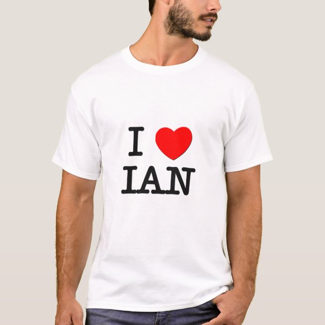 I Love Ian T-Shirt (Front)