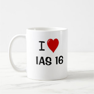 I Love IAS 16 Property Plant Equipment Accounting  Coffee Mug