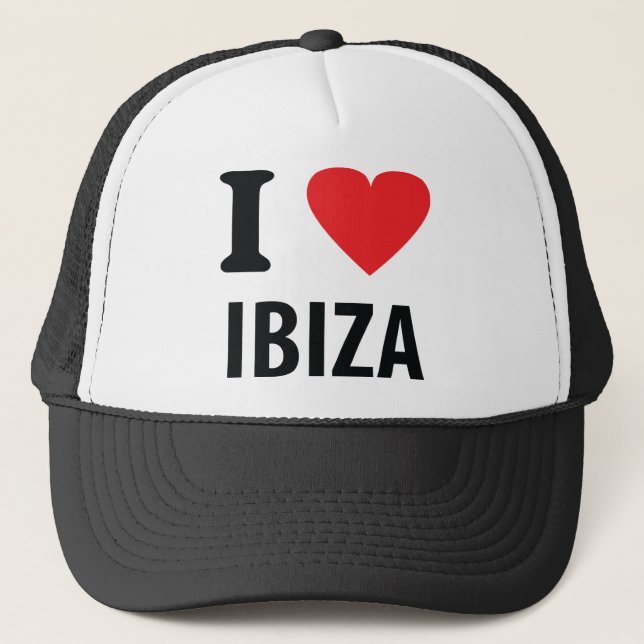 I love Ibiza icon Trucker Hat (Front)
