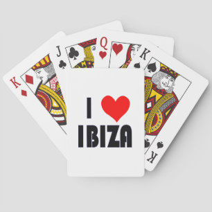 I Love Ibiza playing cards