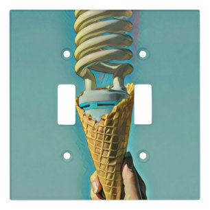 I love ice cream artwork light switch cover