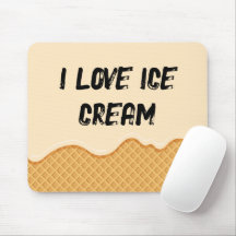 I love ice cream funny cute Humor Unique Modern
