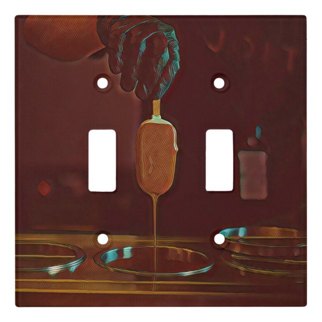 I love ice cream popsicle light switch cover (Front)