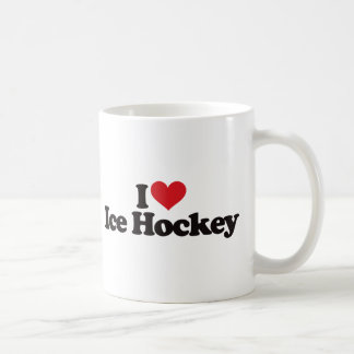 I Love Ice Hockey Coffee Mug