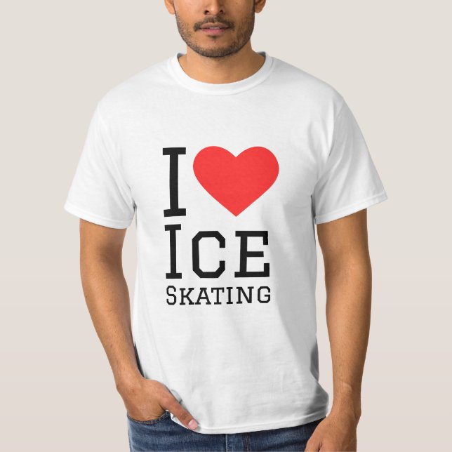 I love ice skating T-Shirt (Front)