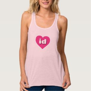 I love Idaho - id hot pink heart  Tank Top