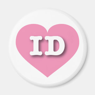 I love Idaho - ID pink heart Magnet