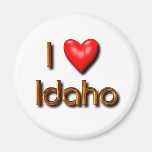 I Love Idaho Magnet