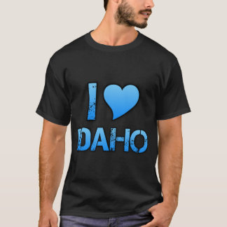 I Love Idaho Skate Style T-Shirt