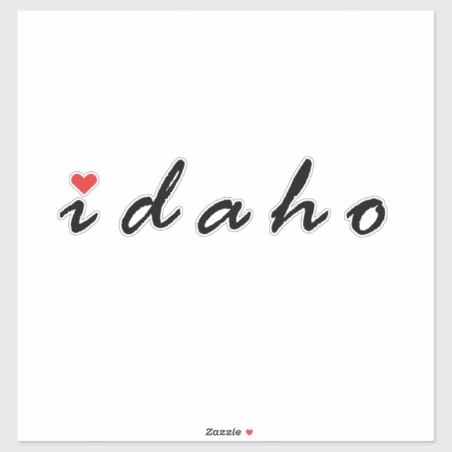 I love Idaho Sticker (Sheet)