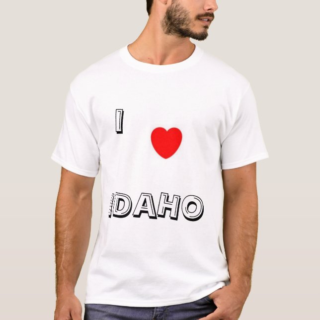 I Love Idaho T-Shirt (Front)
