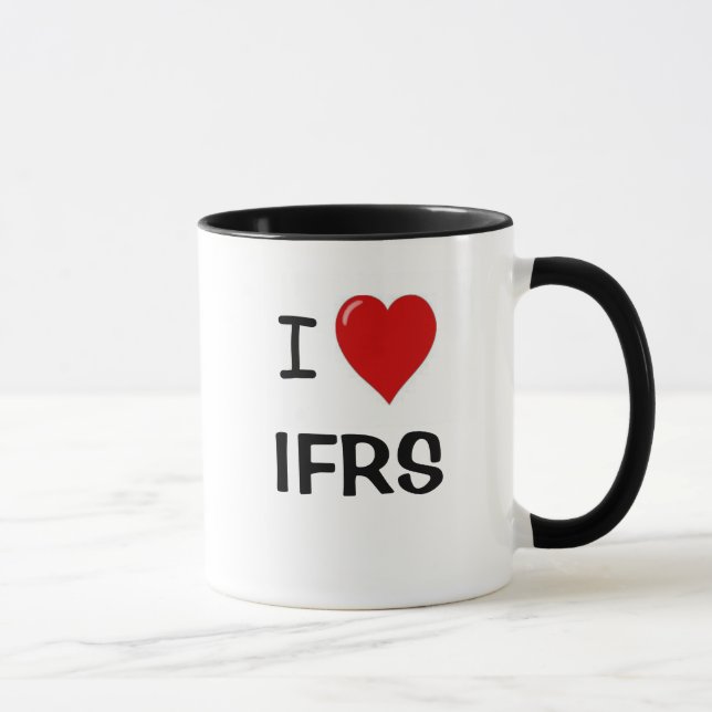 I Love IFRS  - I Heart IFRS Mug (Right)