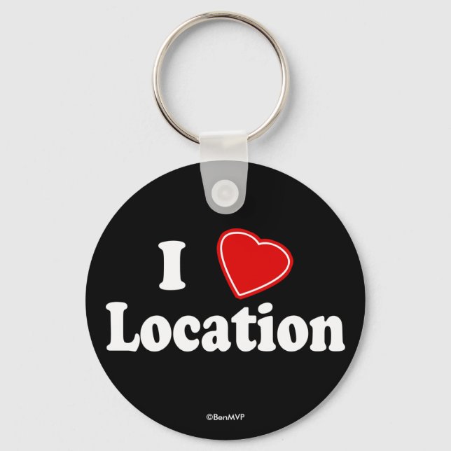 I Love II Keychain (Front)