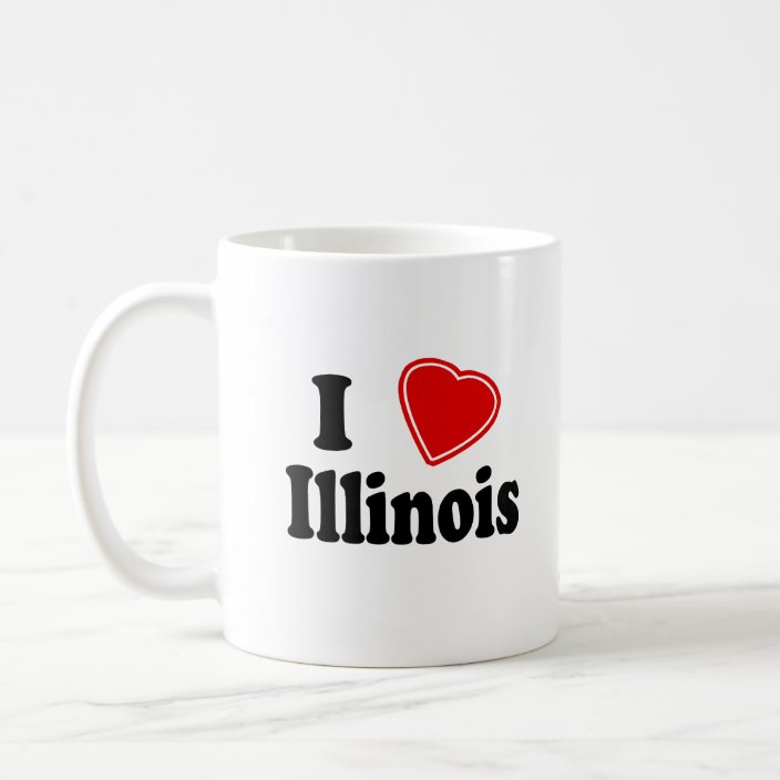 I Love Illinois Mug