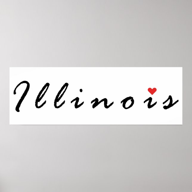 I love Illinois  Poster (Front)