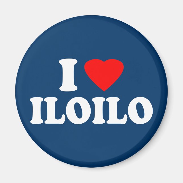 I Love Iloilo Magnet (Front)