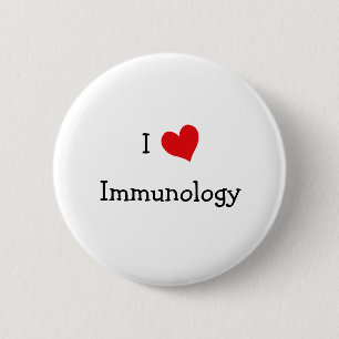 I Love Immunology Pinback Button