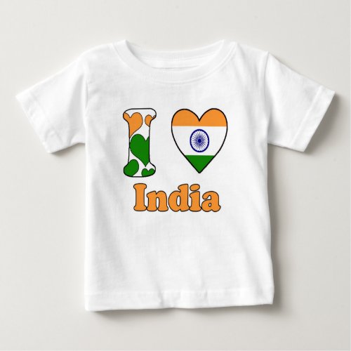 I love India Baby T_Shirt
