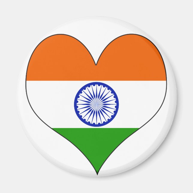 I Love India Magnet (Front)