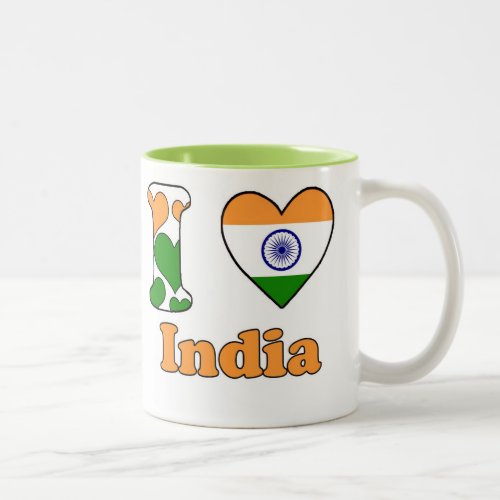 I love India Two_Tone Coffee Mug