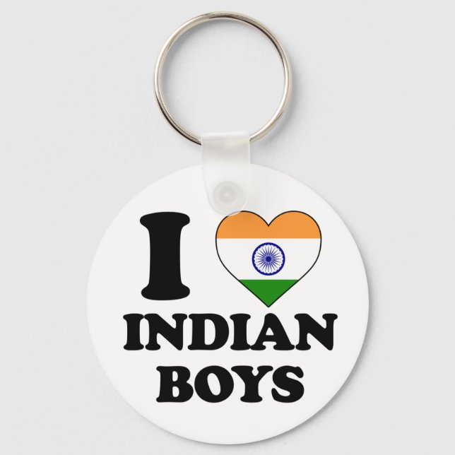 I love Indian Boys Keychain (Front)
