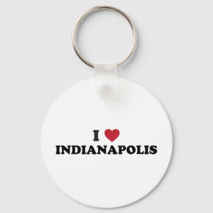 I love Indianapolis Keychain