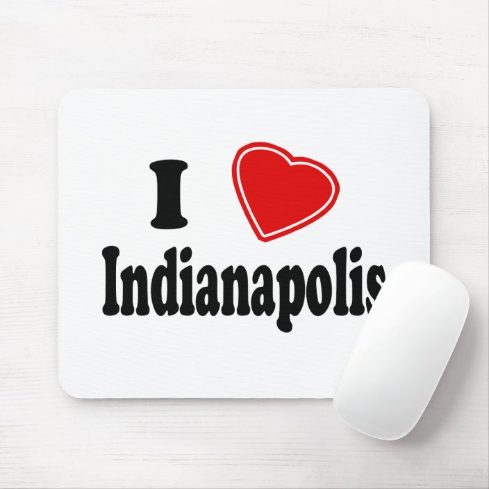 I Love Indianapolis Mousepad