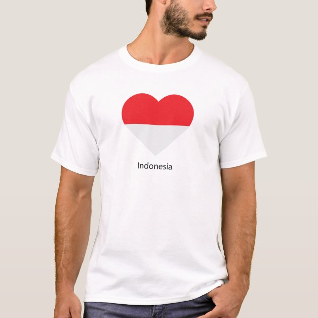 I Love Indonesia T-Shirt (Front)